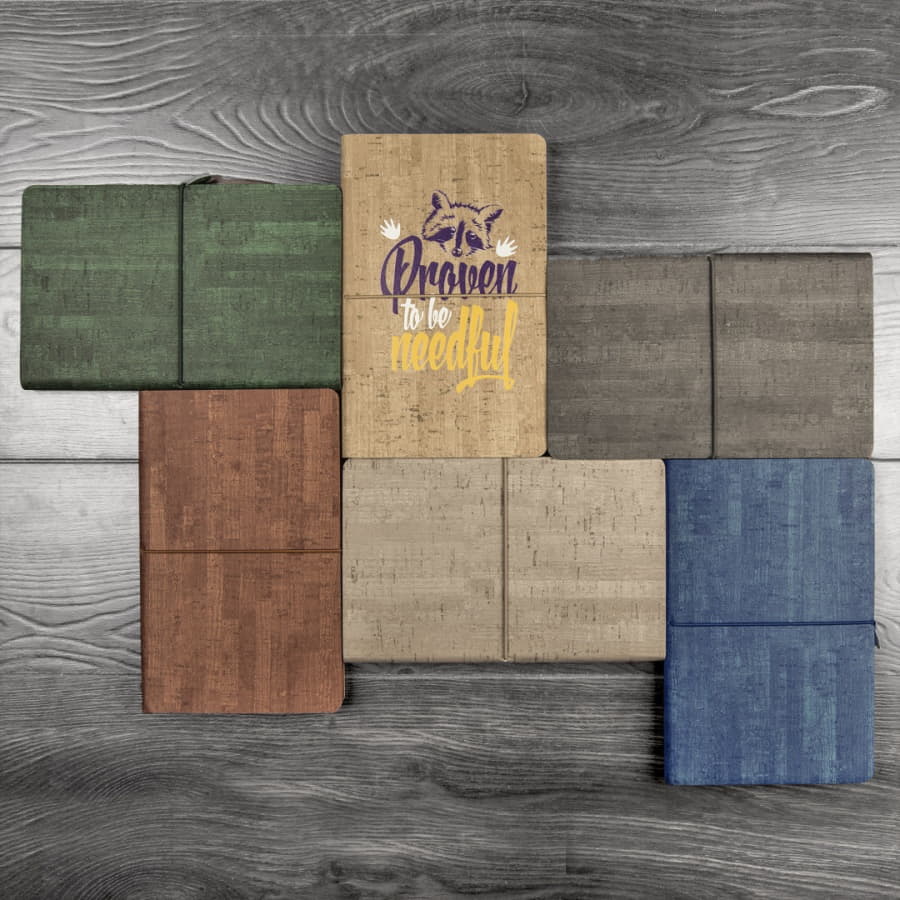 Ежедневник недатированный WOODY, формат А5, светло-серый-4