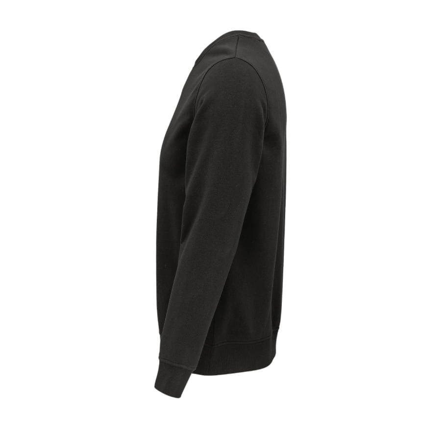 Толстовка свитшот унисекс COMET 280 из органического хлопка, темно-серый меланж-6