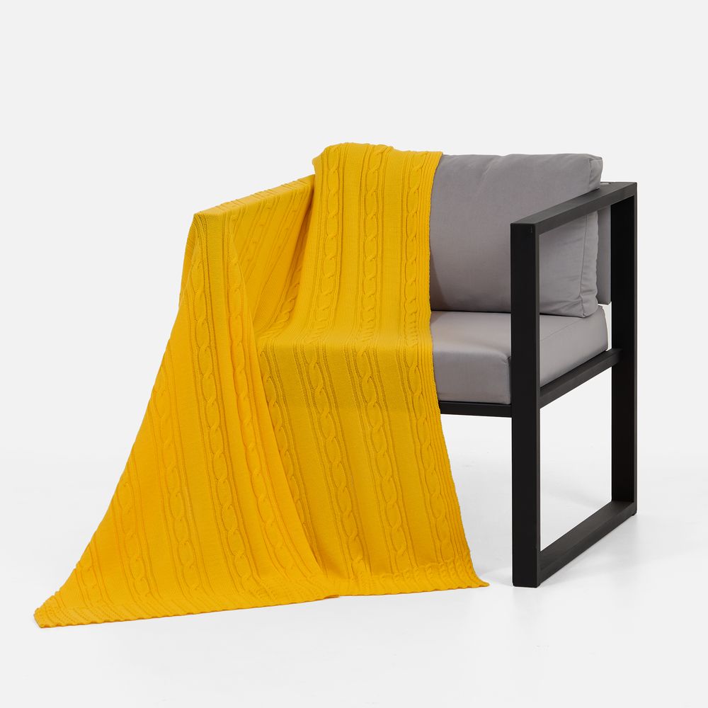 Плед Remitti, желтый-1