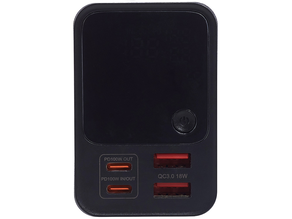 Внешний аккумулятор для ноутбуков EpIQ, 100 Вт, 30000 mAh, темно-серый-7