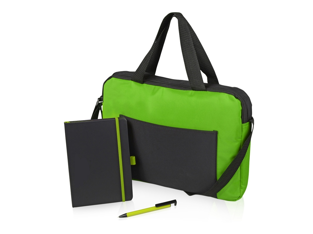 Подарочный набор Conference, зеленый-0