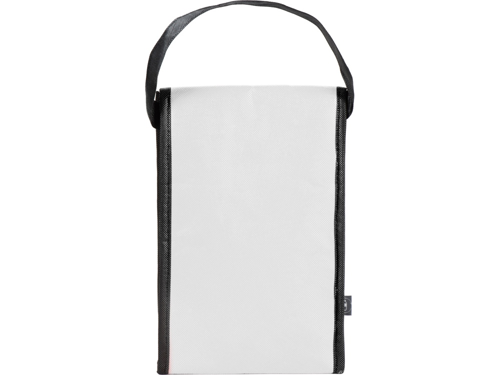 Сумка-холодильник Reviver на липучке из нетканого переработанного материала, белый-3