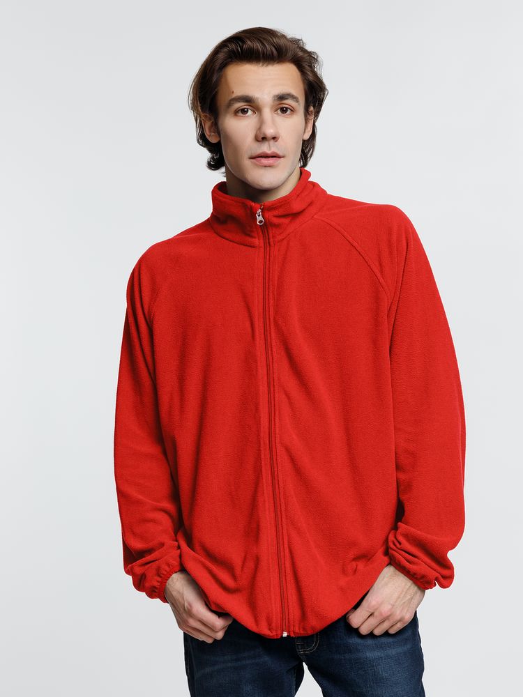 Куртка флисовая унисекс Fliska, красная-2