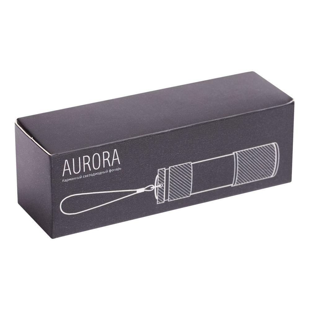 Фонарик Aurora, серебристый-3