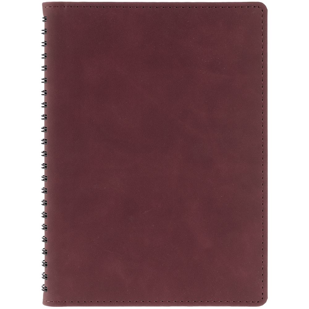 Ежедневник Spring Urban на заказ, недатированный, бордовый-2