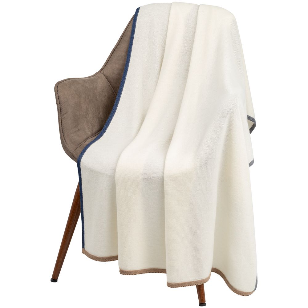 Плед Frontier, молочно-белый-0