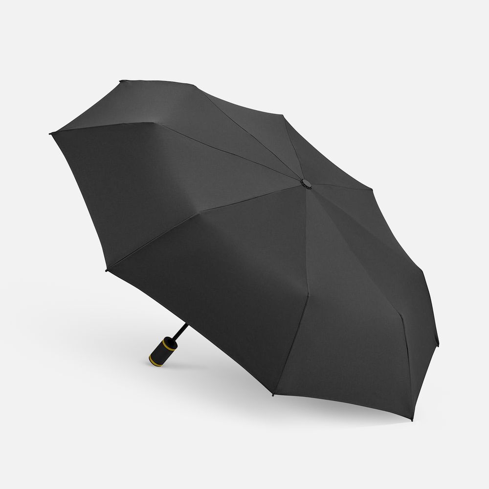 Зонт складной AOC Mini с цветными спицами, желтый-1