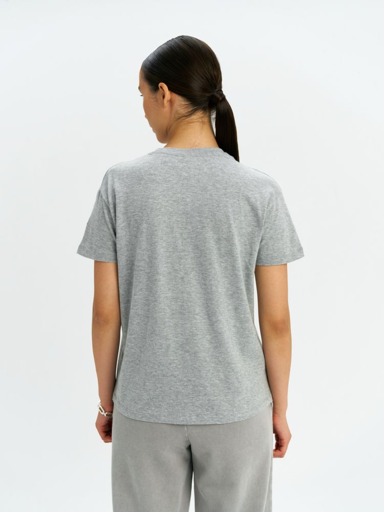 Футболка унисекс Regent 150, темно-серая-6