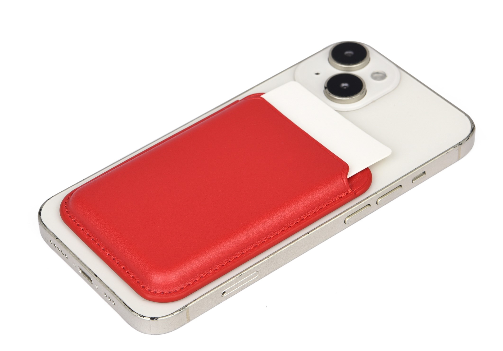 Магнитный держатель карт на телефоне WASAT, Красный-2