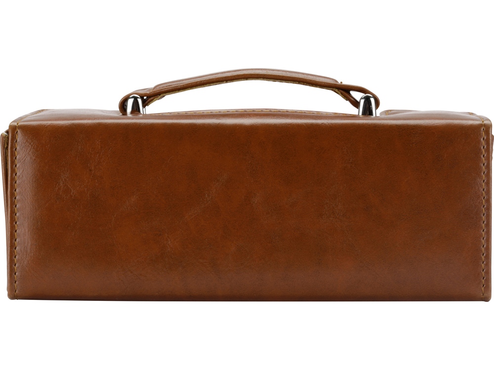 Набор для чистки обуви Сундучок, коричневый-9