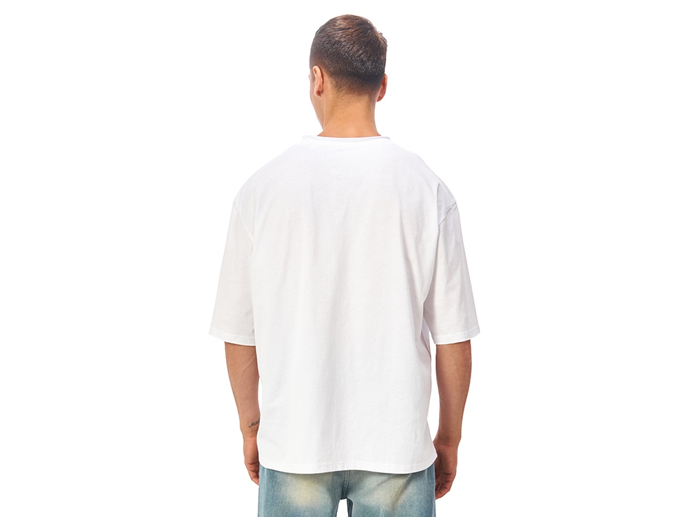 Футболка оверсайз Liyon унисекс, белый-4