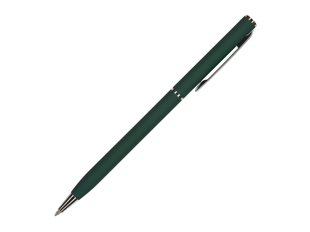 Ручка шариковая автоматическая BrunoVisconti® PALERMO цвет корпуса зеленый, soft-touch, 0.7 мм-0