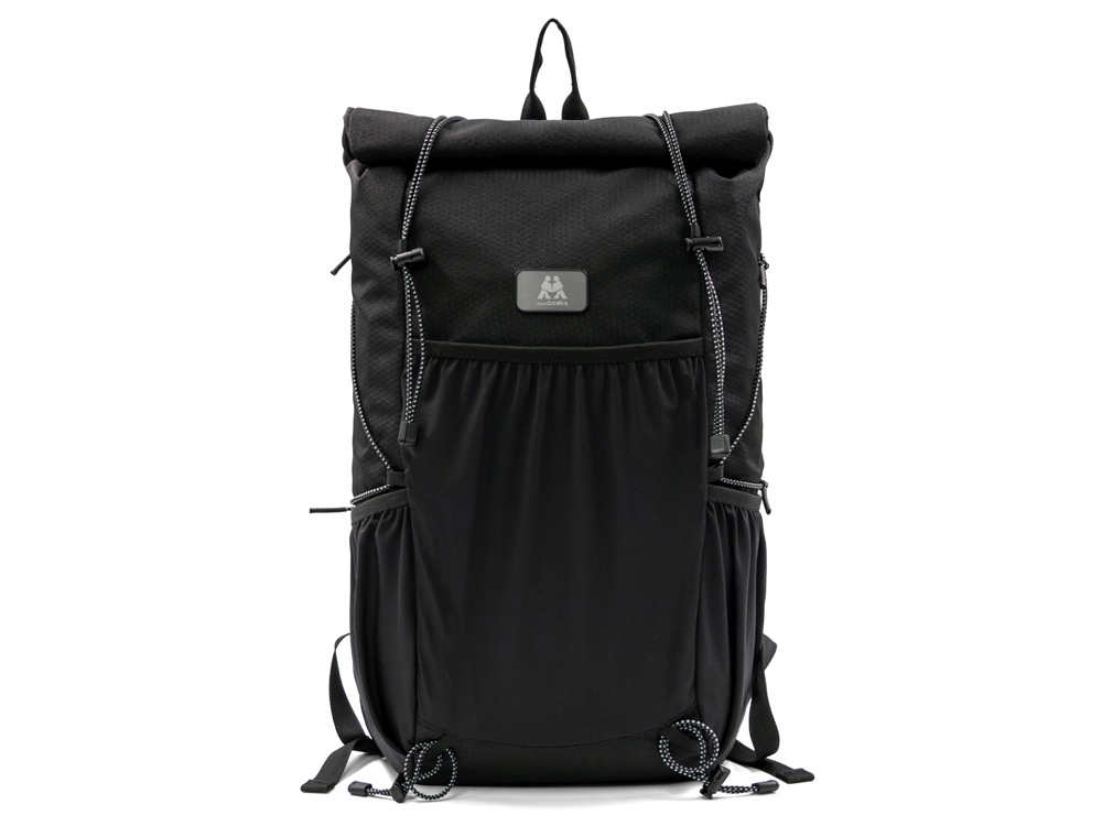 Легкий складывающийся рюкзак-мессенджер Venturer Eco, черный-2