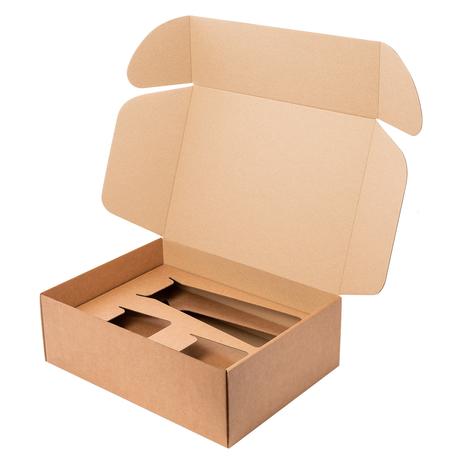 Доп. Ложемент под декантер + 2 низких стакана в среднюю универсальную коробку (арт. 21002.020)-1