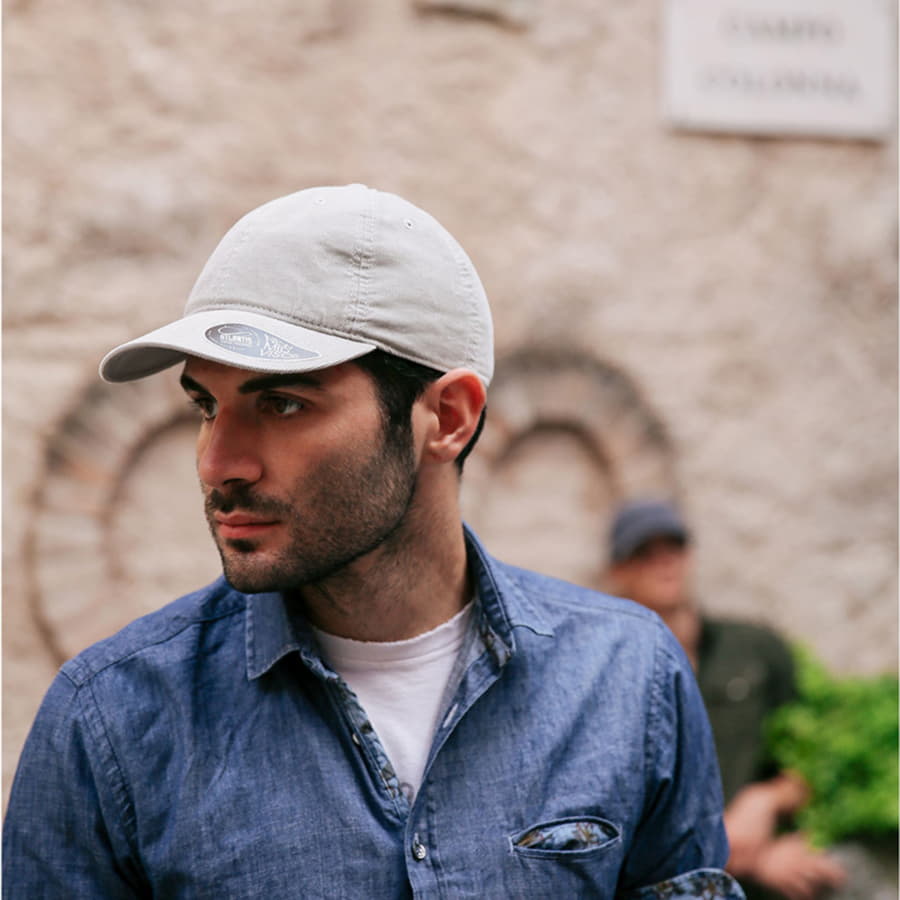 Бейсболка CREEP, 6 клиньев, металлическая застежка, темно-серый-1