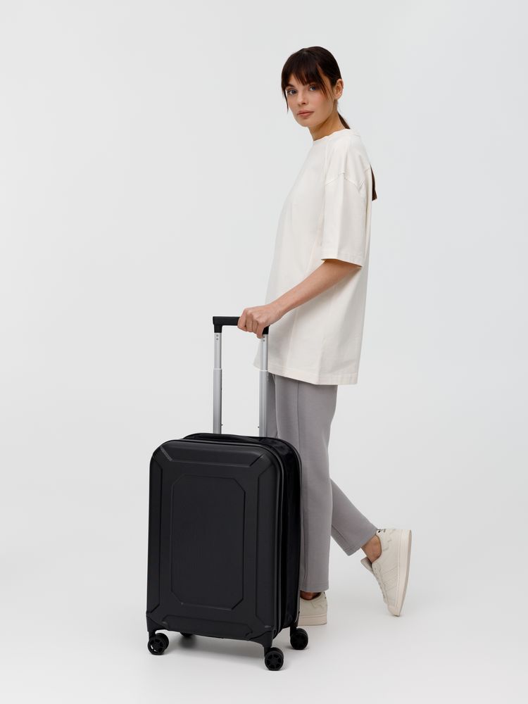 Чемодан Platta, черный-6