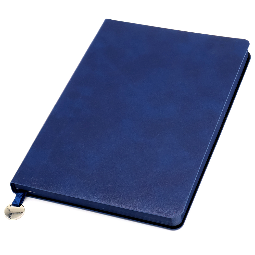 Ежедневник A5 недатированный Impero в мягком переплёте, Темно-синий-1