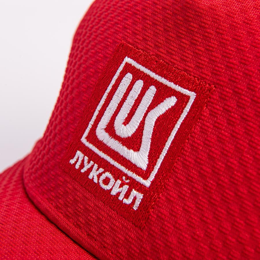 Бейсболка GEAR, 5 клиньев, застежка на липучке, красный-5
