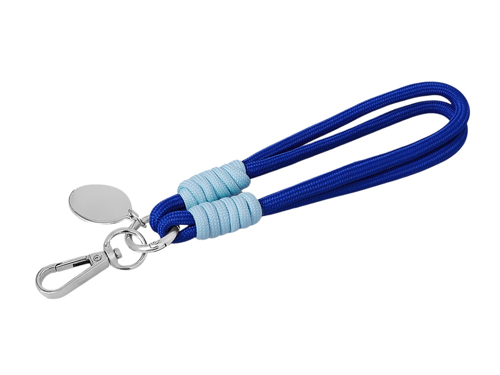 Брелок-браслет Bohemian c тканевым держателем для телефона, синий-3