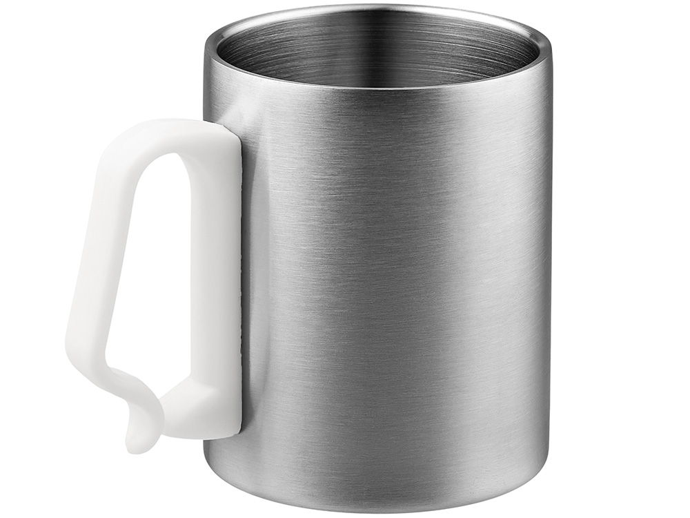 Стальная кружка с двойными стенками Climber Max, 450 мл, белый-1