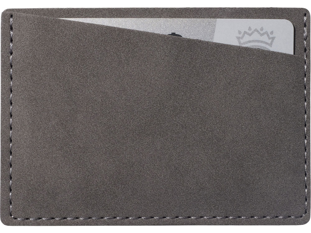 Футляр на 3 пластиковые карты Alicante, темно-серый-1