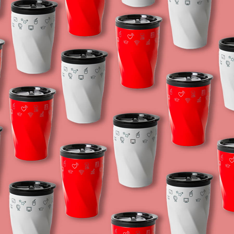 Термокружка BASIC, 350 мл, синий-9