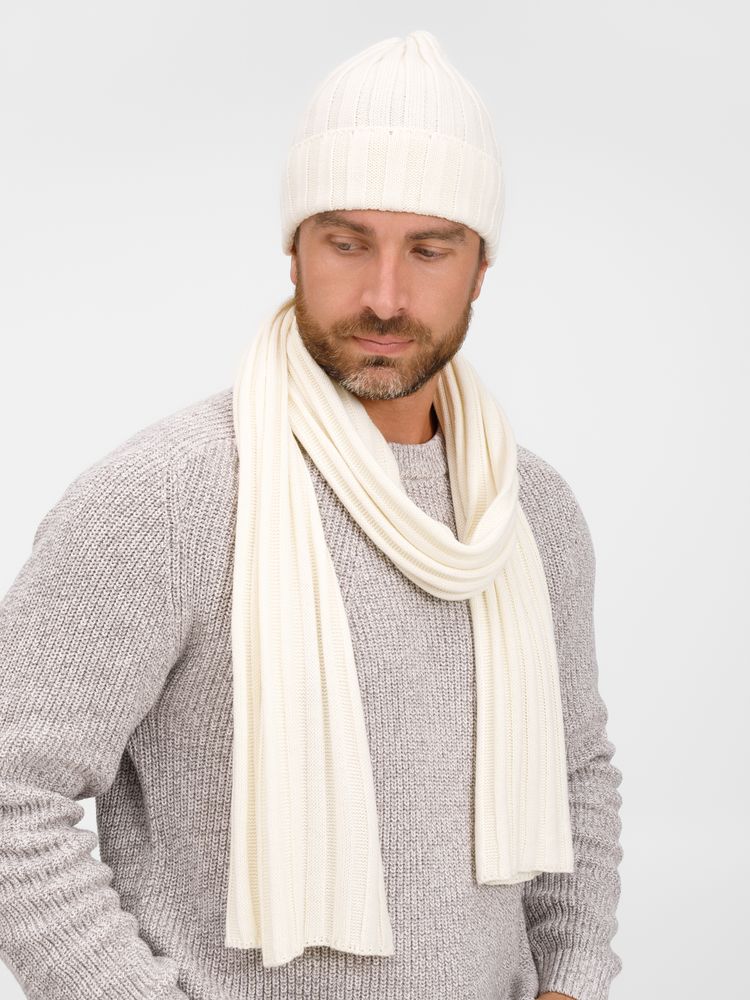 Шарф Metelitsa, белый (молочный)-4