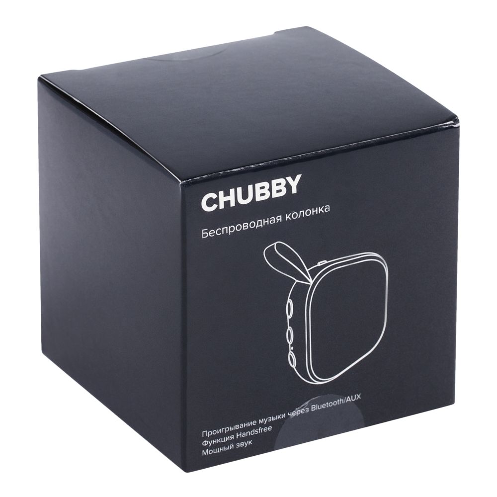 Беспроводная колонка Chubby, синяя-4
