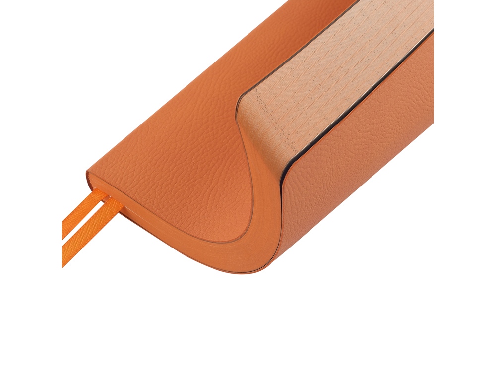 Ежедневник недатированный А5 Megapolis Nappa Flex, оранжевый-6