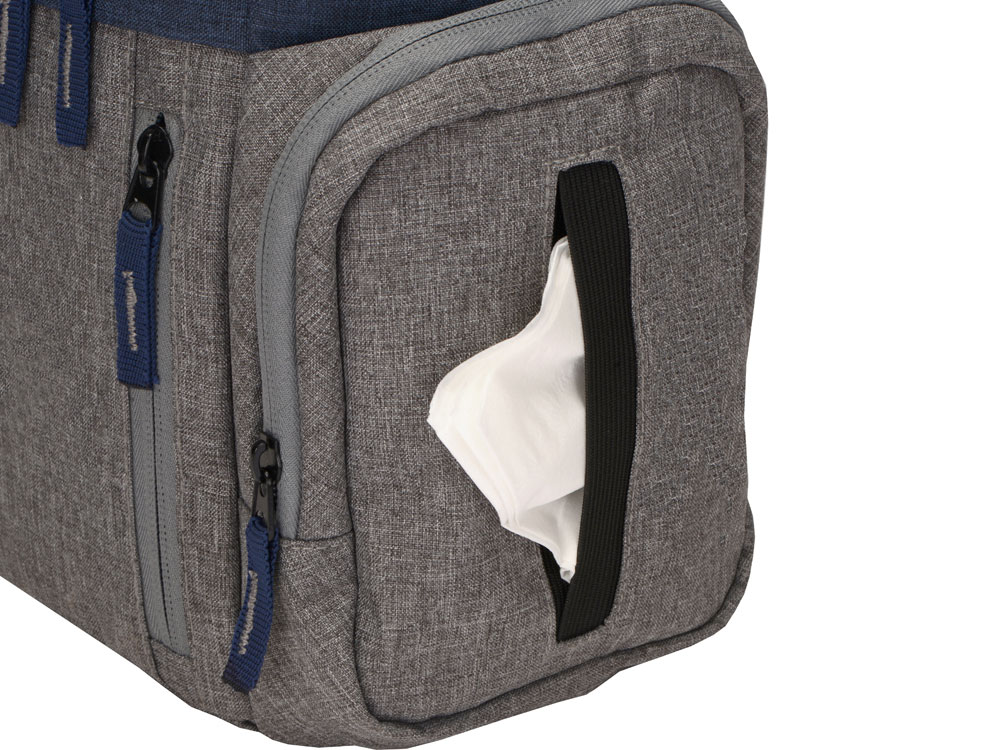 Сумка-холодильник Festival, серый/синий-7