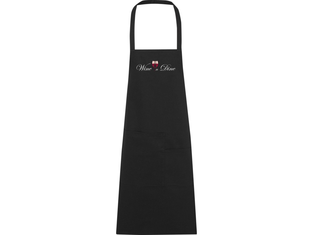 Khana Хлопковый фартук плотностью 280 г/м2, черный-3