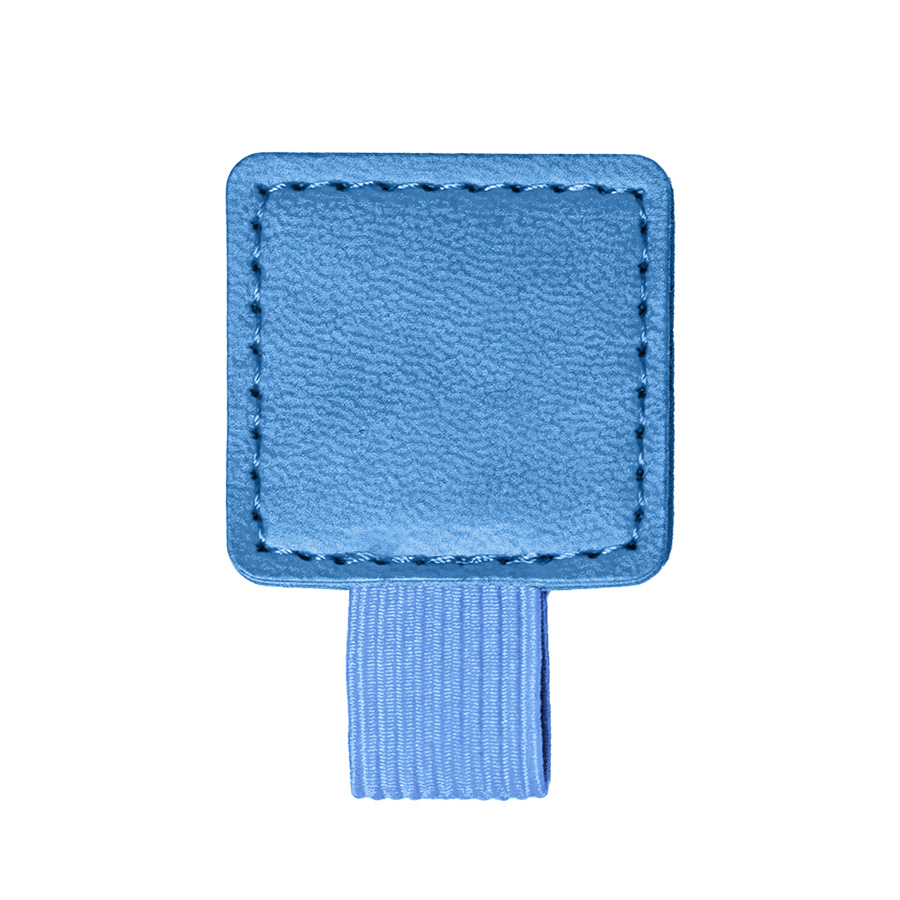 Держатель для ручки, голубой, самоклеющийся, PU, голубой-2