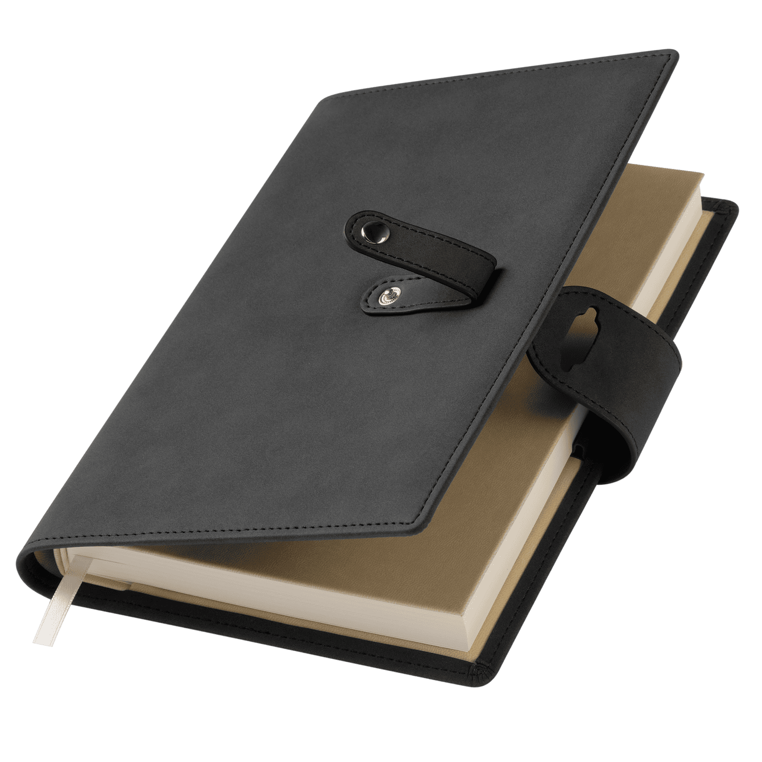 Ежедневник-портфолио Passage NEO недатированный в подарочной коробке, черный-0