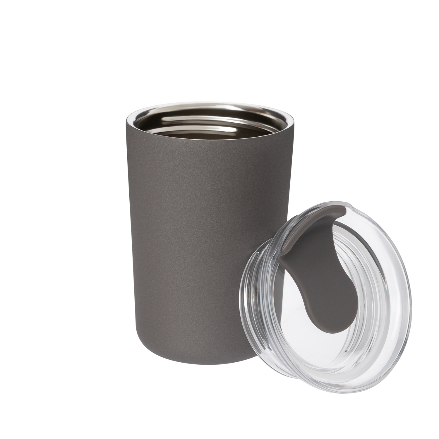 Термокружка вакуумная Страда (Strada), серая-3