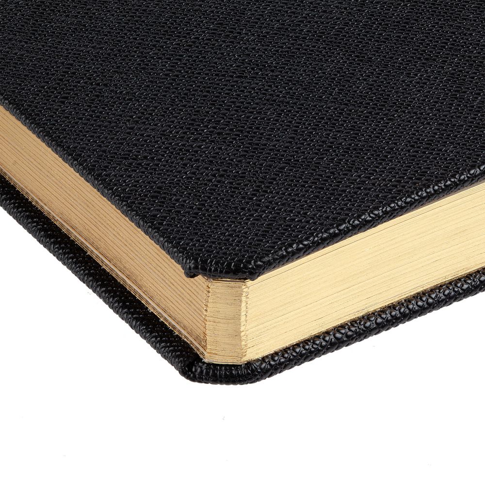 Ежедневник Saffian, недатированный, черный-3