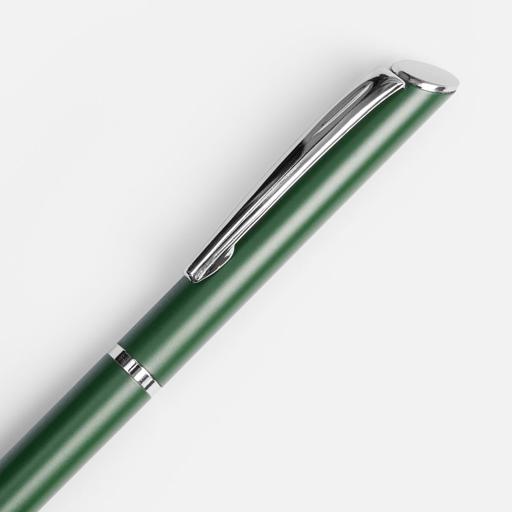 Ручка шариковая Ringa, темно-зеленая-2