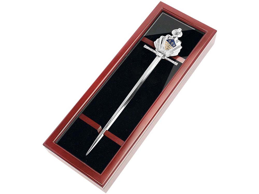 Нож Рапира короля Георга V, серебристый-0