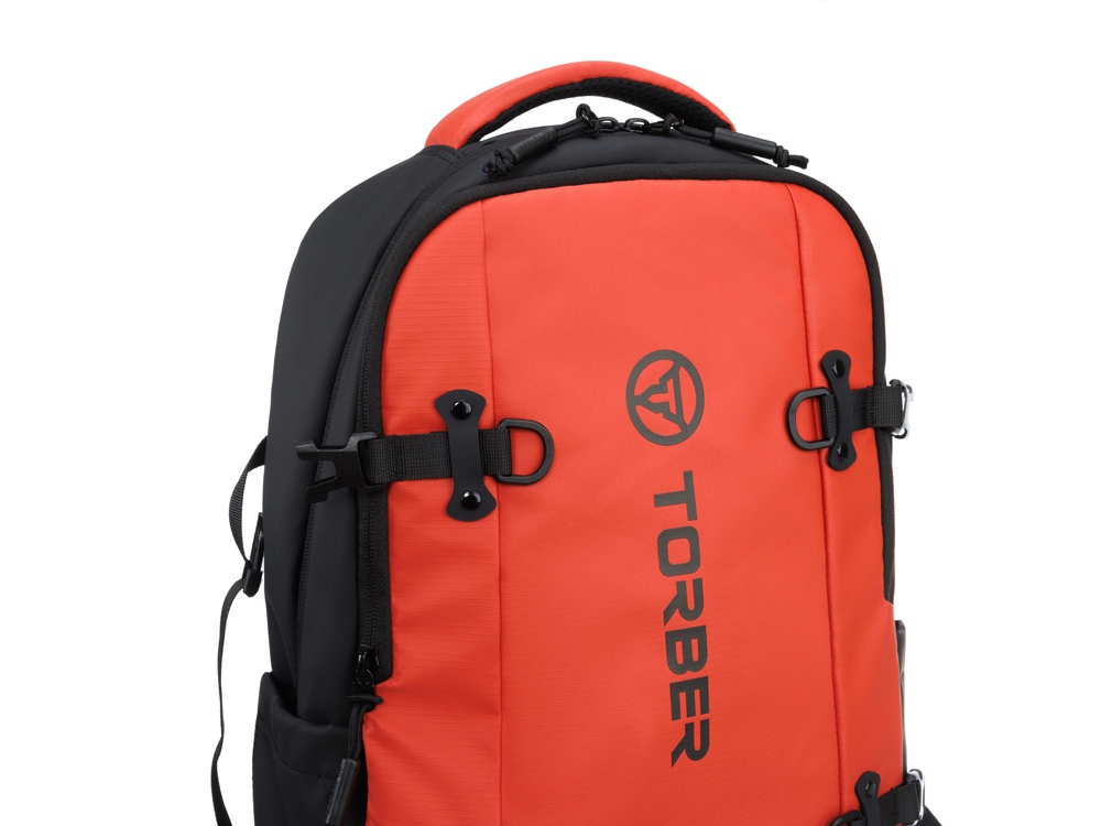 Рюкзак спортивный TORBER Xtreme 18, оранжевый/чёрный, 31 х 12 х 46 см, 17л-7