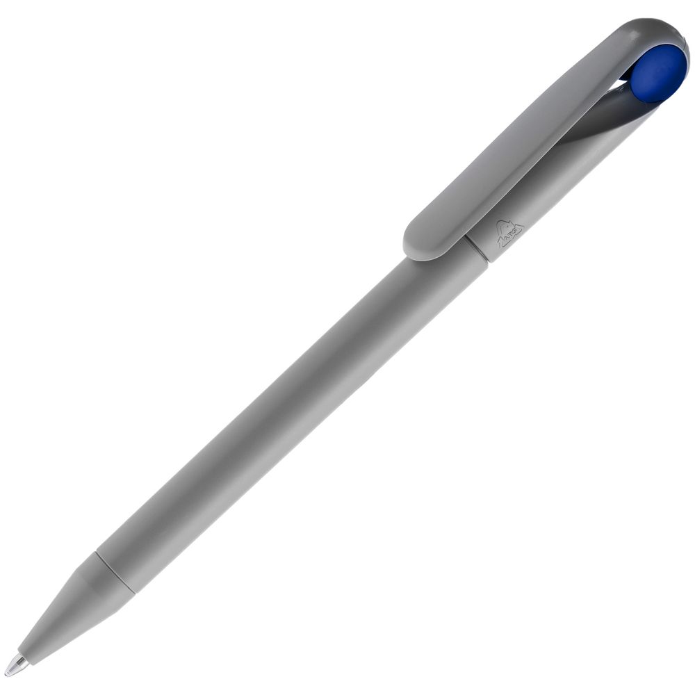 Ручка шариковая Prodir DS1 TMM Dot, серая с синим-1