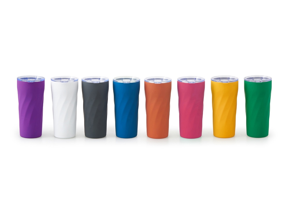 Подарочный набор FAMILY с термосом и термокружкой, синий-4