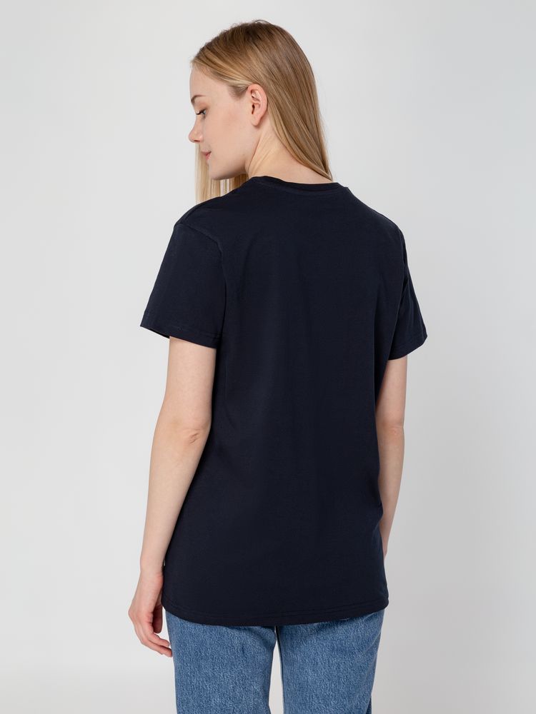 Футболка унисекс T-Bolka 160, темно-синяя-8