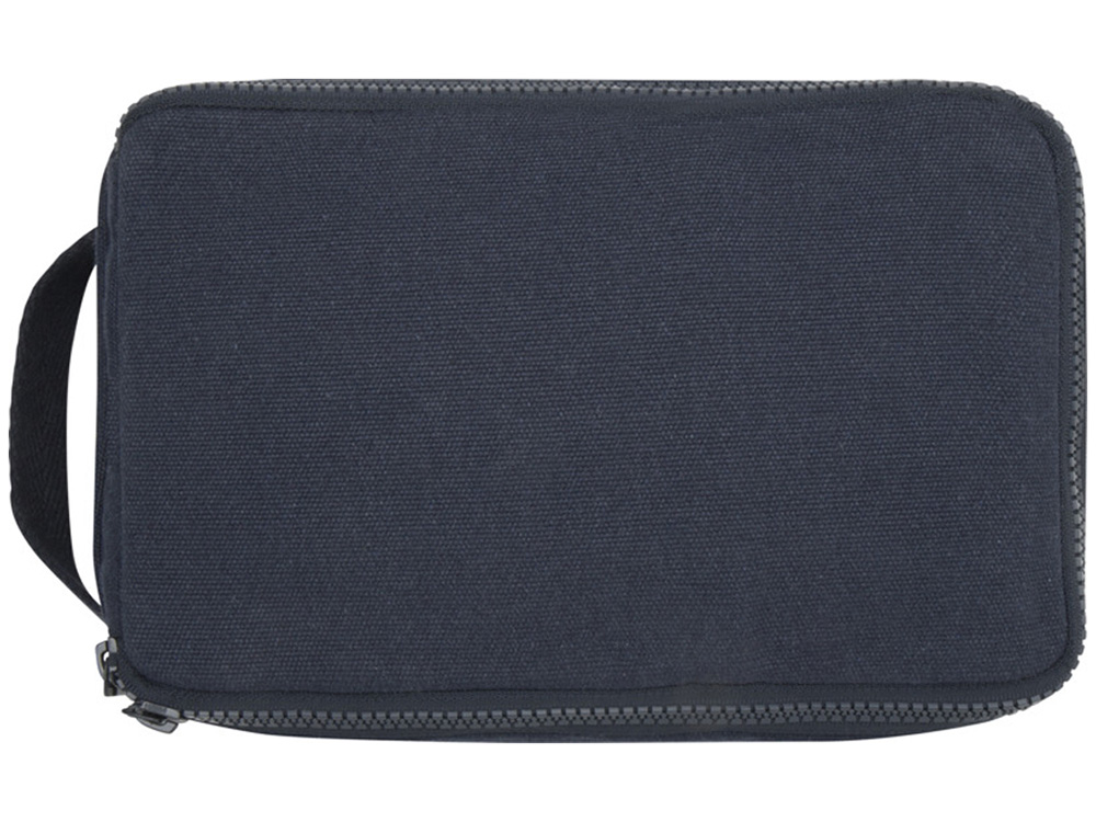 Органайзер для туалетных принадлежностей из переработанного материала Pack 500 г/м² Aware™ - Темно - синий-1