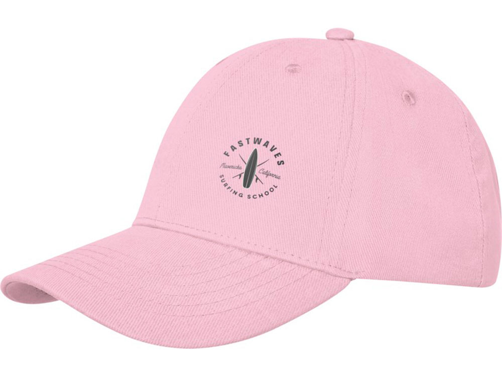 Бейсболка Davis, 6 панелей, light pink-3