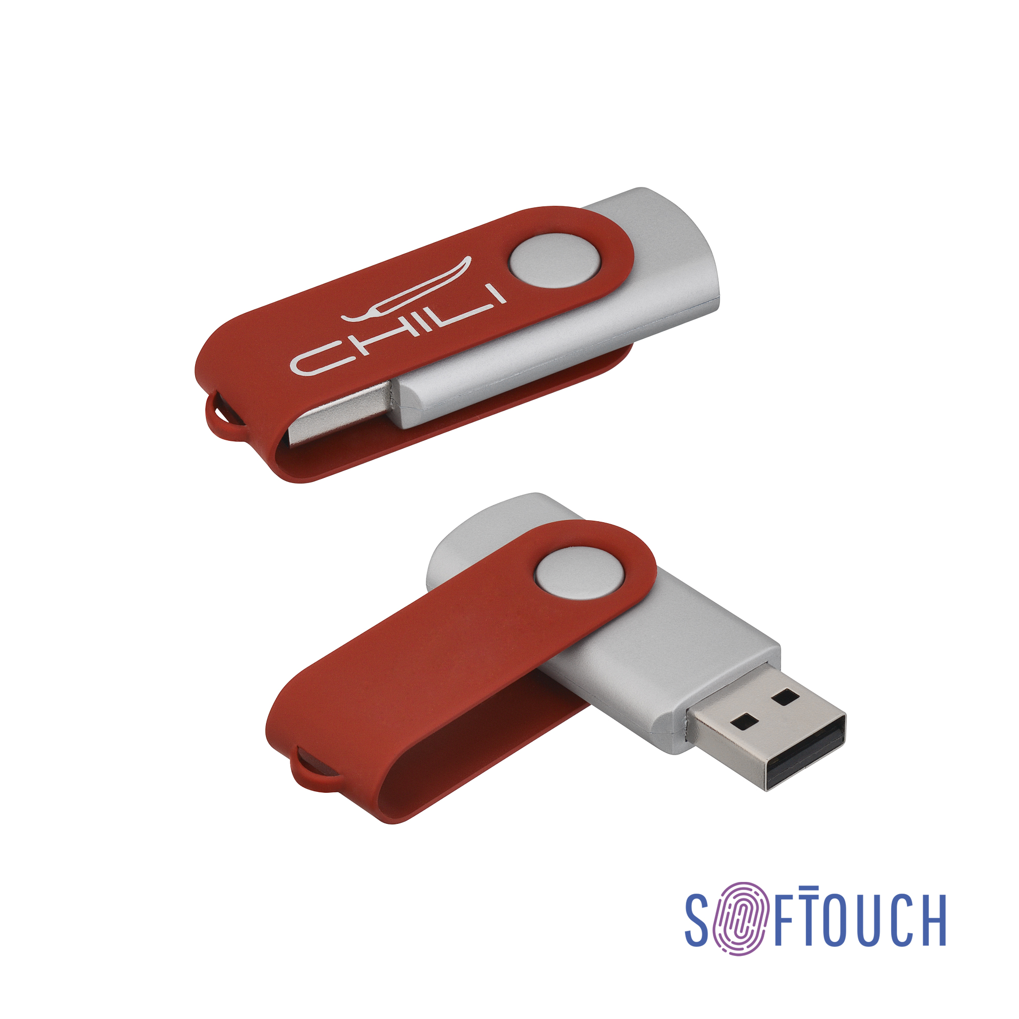 Флеш-карта "Vostok", объем памяти 16GB, покрытие soft touch#-0