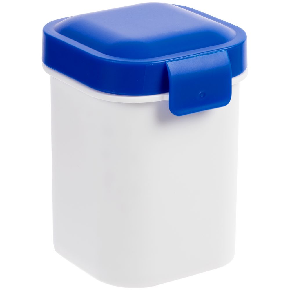 Ланчбокс для снеков Lunch Crunch, белый с синим-0