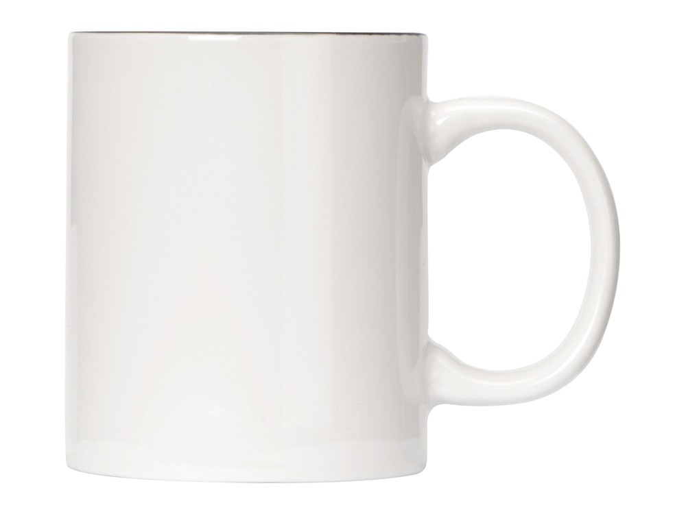 Кружка Sublime Color XL для сублимации 440мл, белый/черный-1