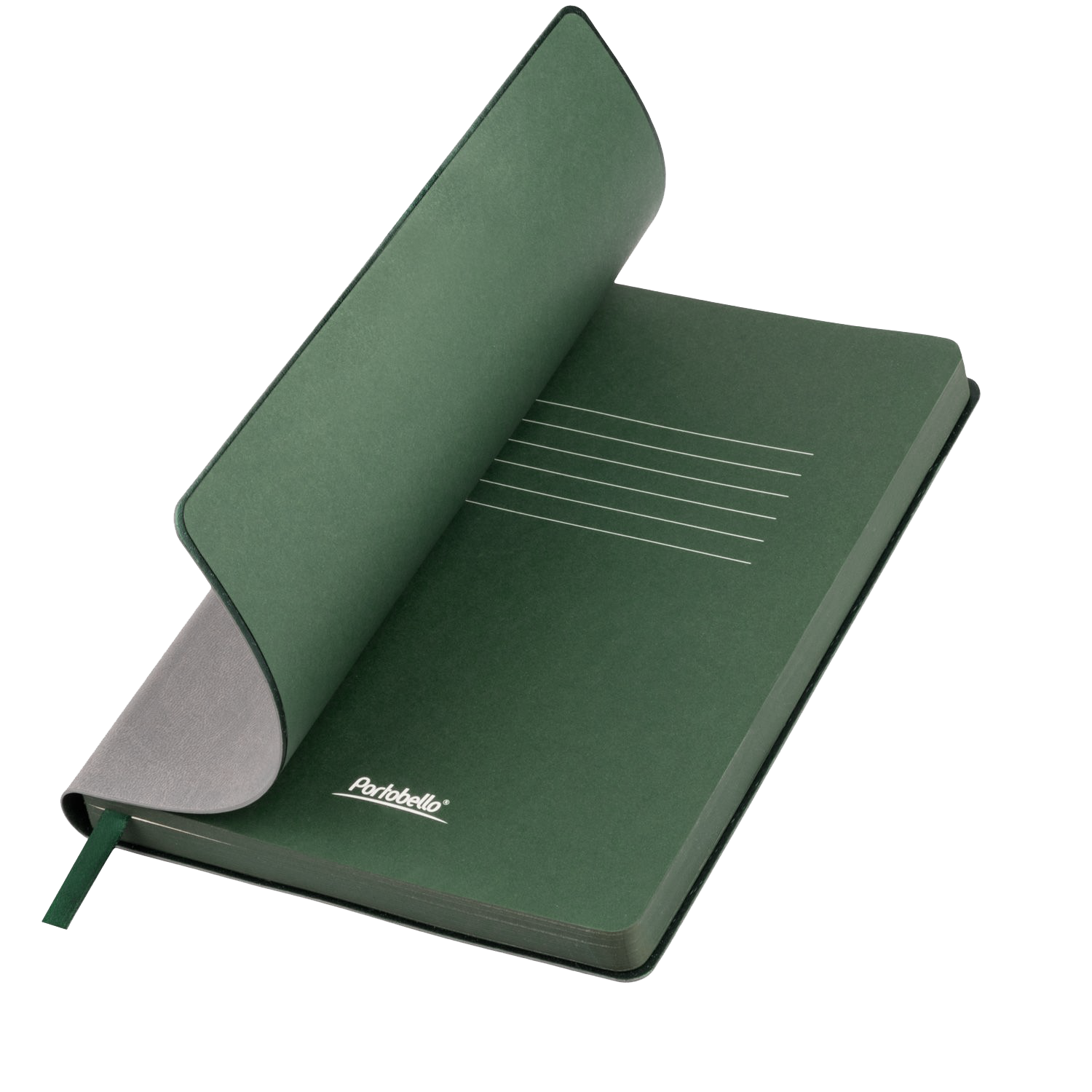 Ежедневник Latte NEW недатированный, серый/зеленый-0