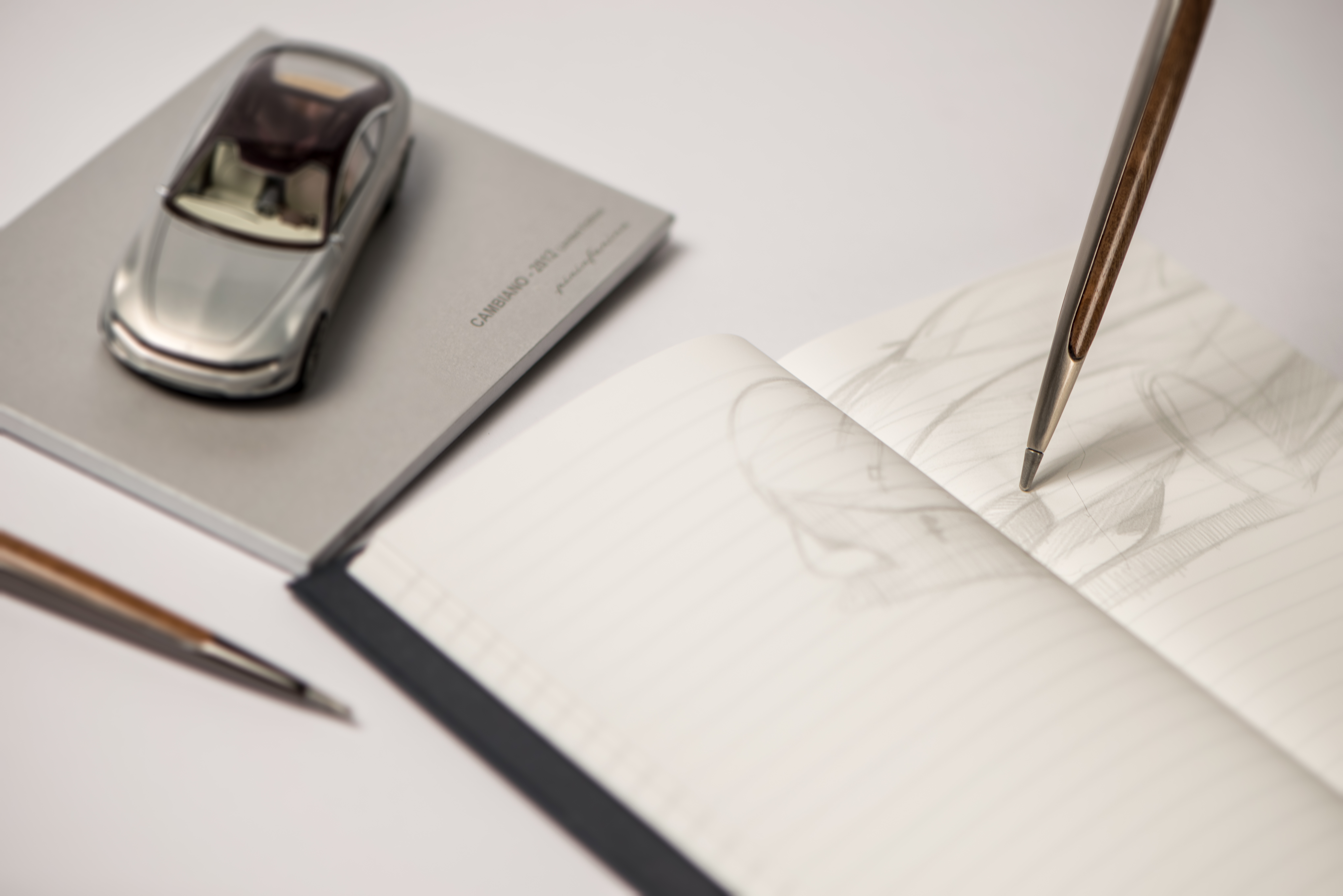 Вечная ручка Pininfarina Cambiano ALUMINIUM/WALNUT-13