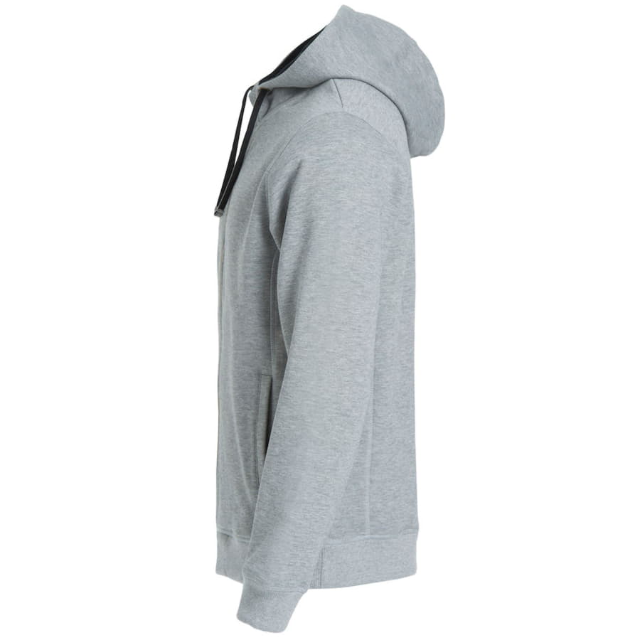 Толстовка мужская CLASSIC HOODY FULL ZIP 300, серый меланж-6