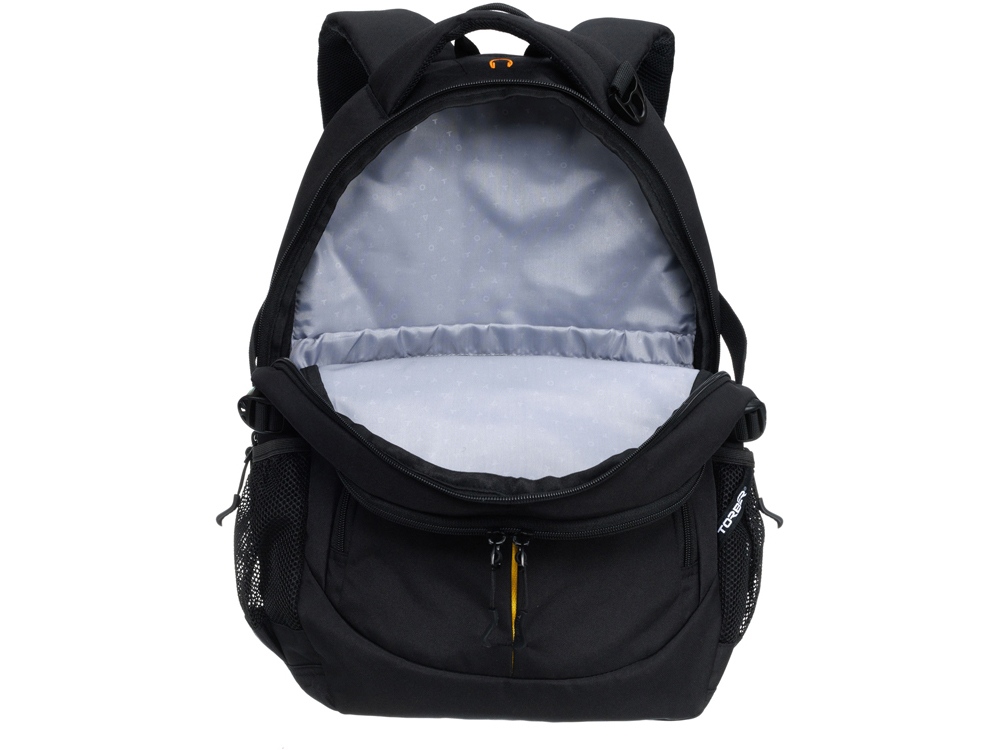 Рюкзак TORBER ROCKIT, чёрный, полиэстер, 33х15х45 см, 22 л-7